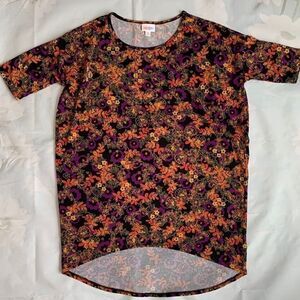 LuLaRoe fall floral tunic top XS